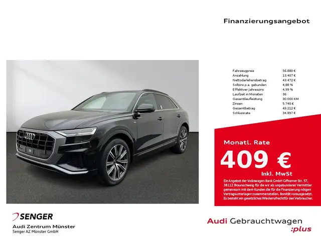 Audi Q8 55 TFSI e quattro B&O LED HUD Digi-Cockpit