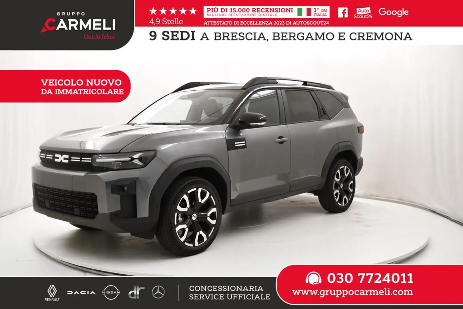 Dacia Bigster 1.2 mild hybrid Journey 140cv Grigio - 1