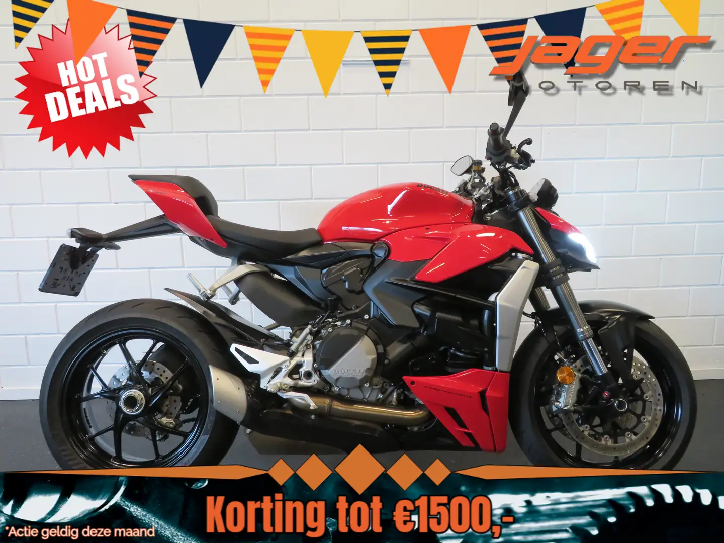 Ducati Streetfighter V2 NIEUWSTAAT! Rood - 1