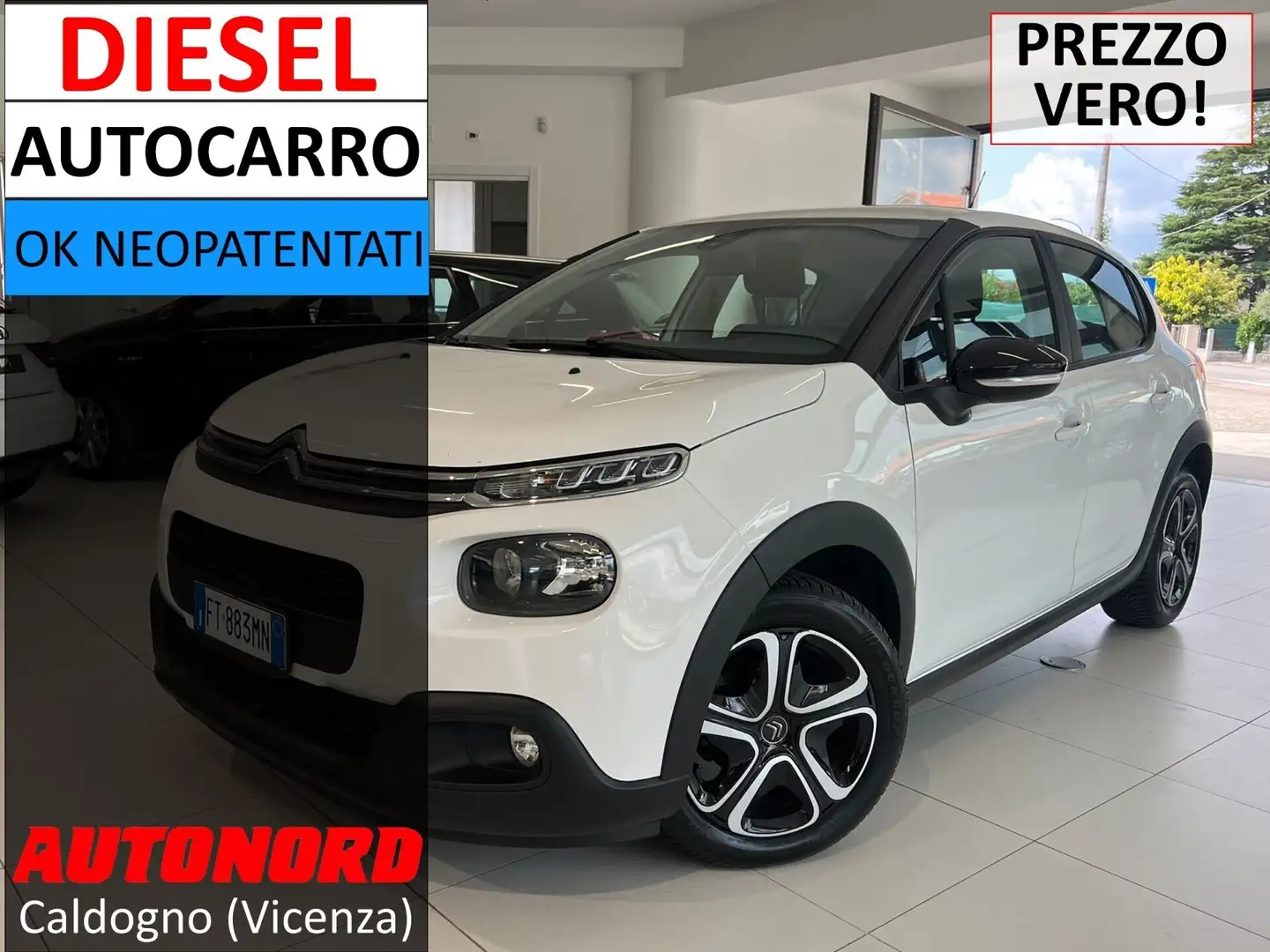 Citroen C3 C3 BlueHDi 100 S&S Feel Blanco - 1