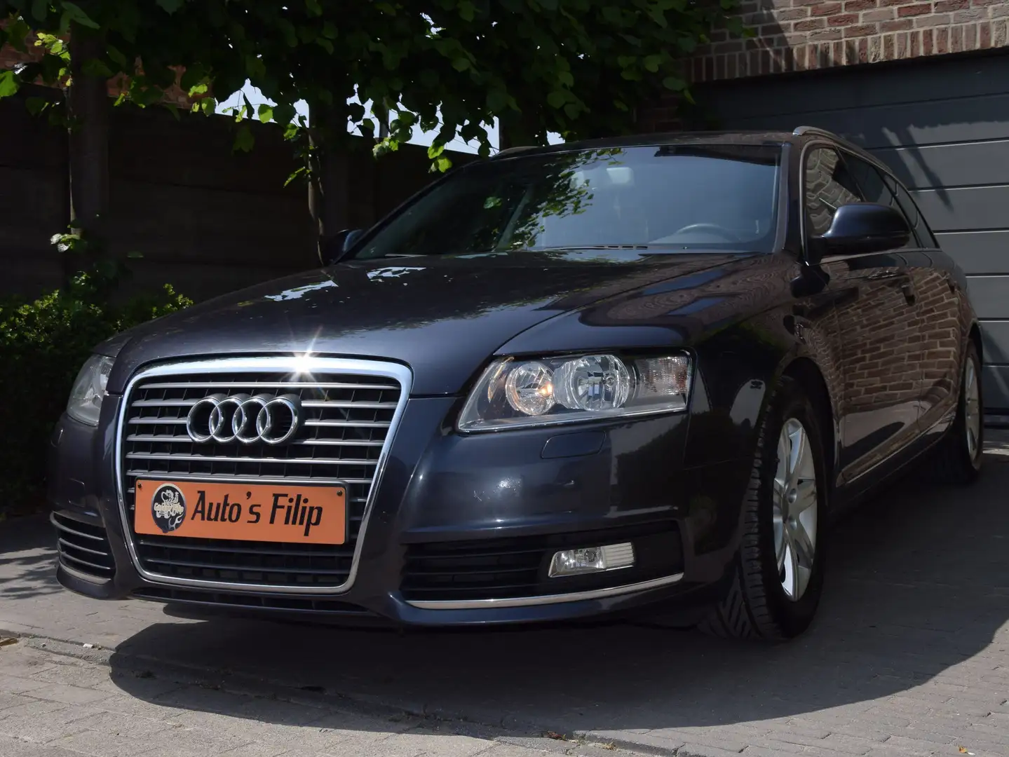 Audi A6 Super mooie audi A6 break +leder+trekhaak +alu Gris - 2