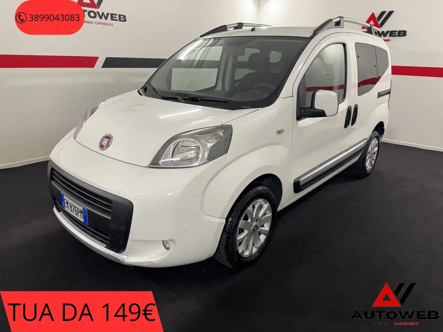 Fiat Qubo QUBO 1.3 MJT 75 CV Trekking Blanc - 1