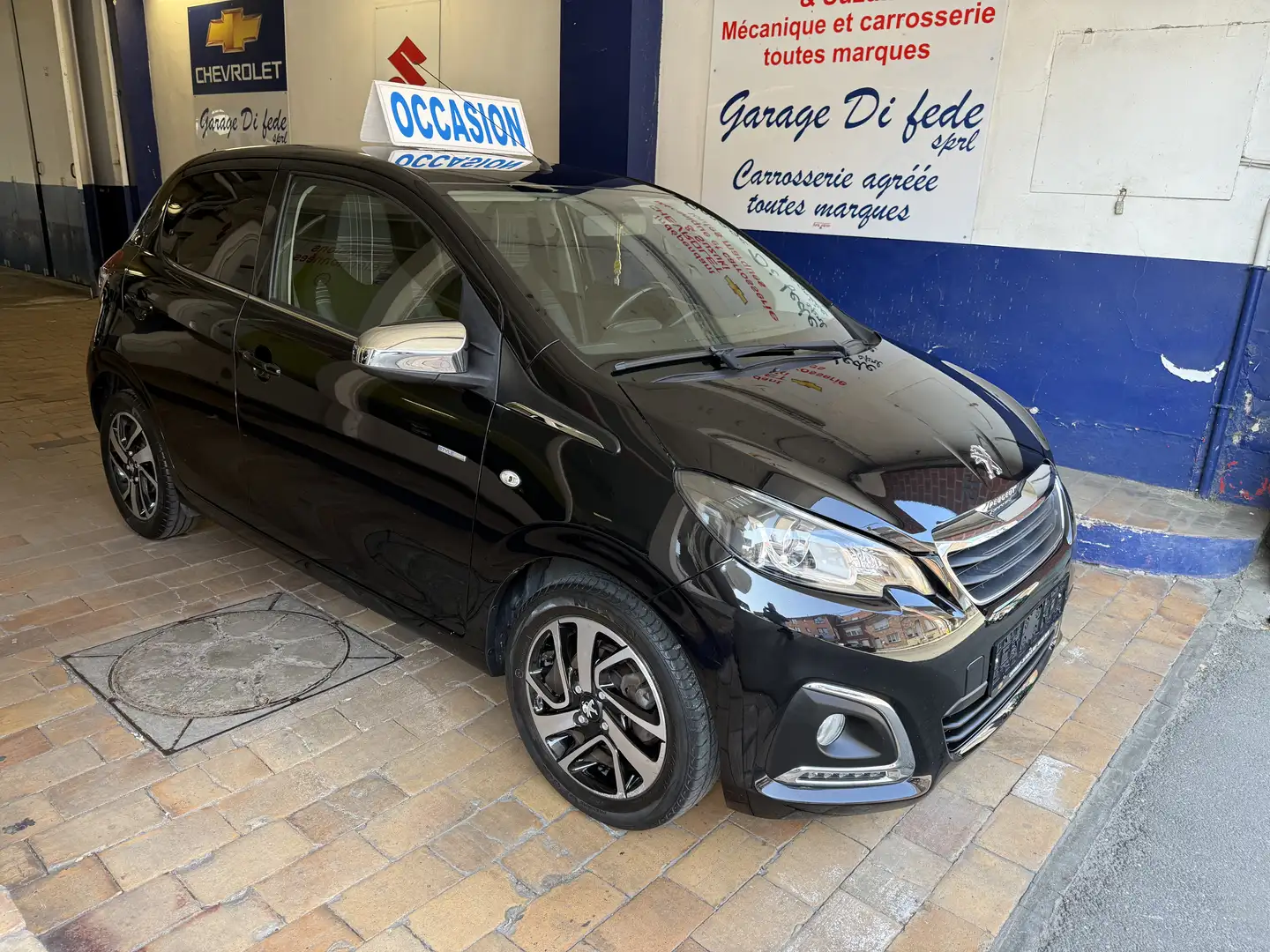 Peugeot 108 1.0 e-VTi Allure S&S airco 41.000 km Zwart - 1