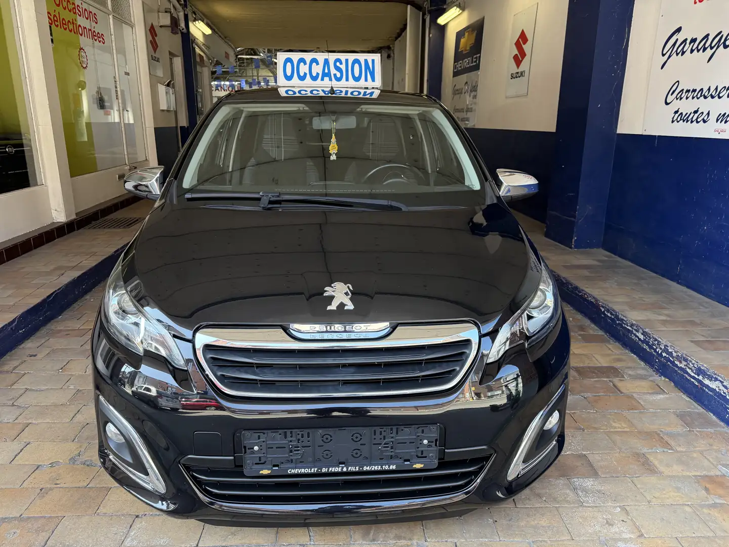 Peugeot 108 1.0 e-VTi Allure S&S airco 41.000 km Zwart - 2