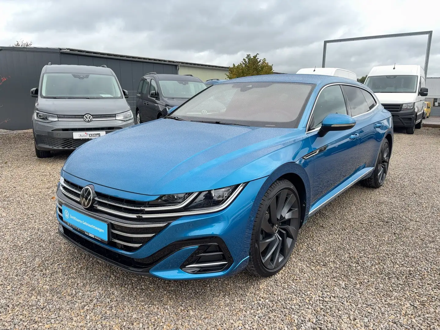 Volkswagen Arteon SB R-Line TDi DSG 4M Black+CarPlay+ACC Blau - 2
