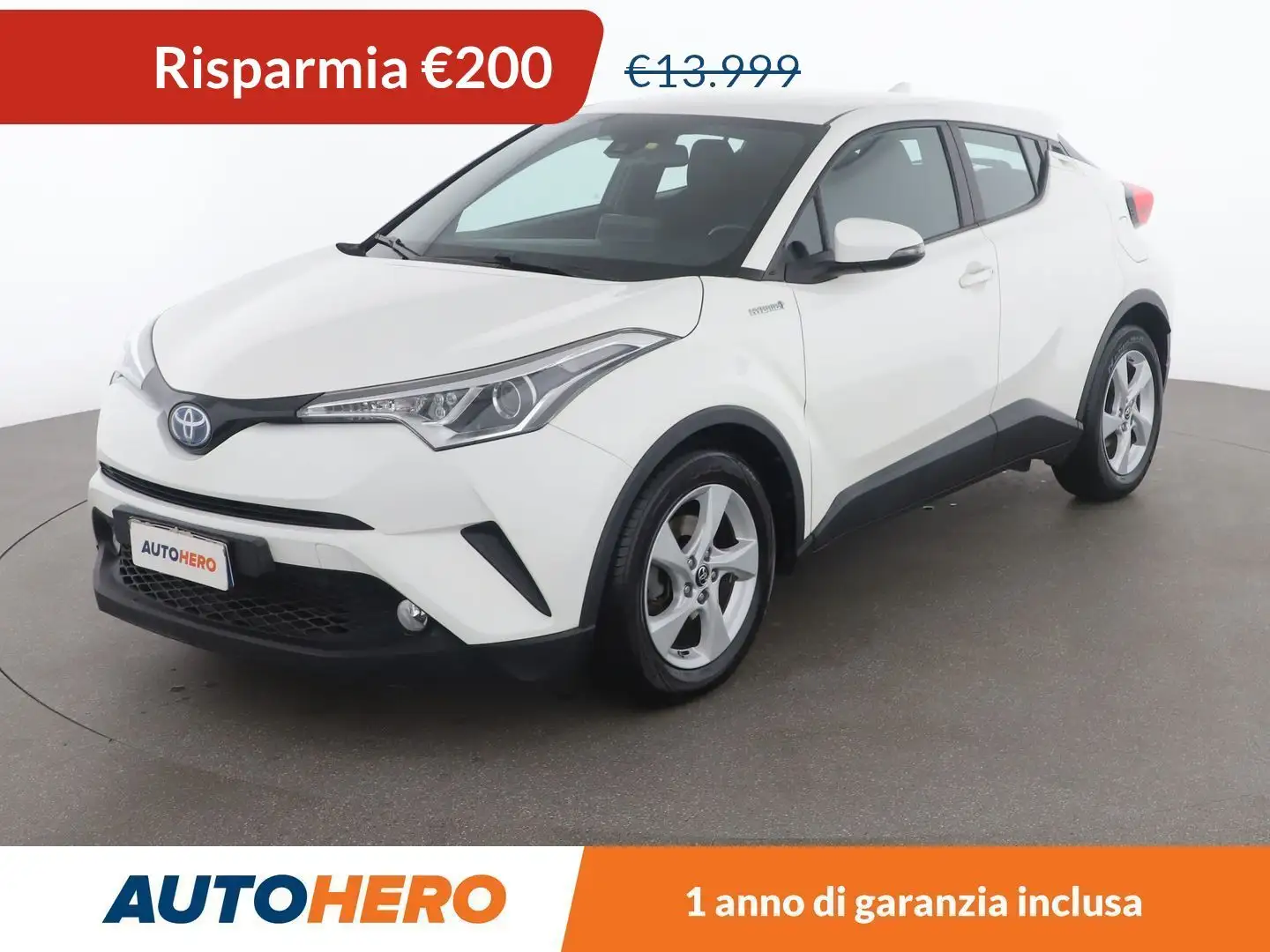 Toyota C-HR 1.8 Hybrid Active FHEV Bianco - 1