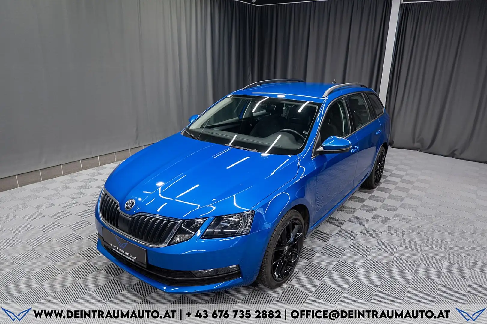 Skoda Octavia Combi 2,0 TDI Ambition DSG*2-BESITZ*SERVICE VOL... Azul - 2