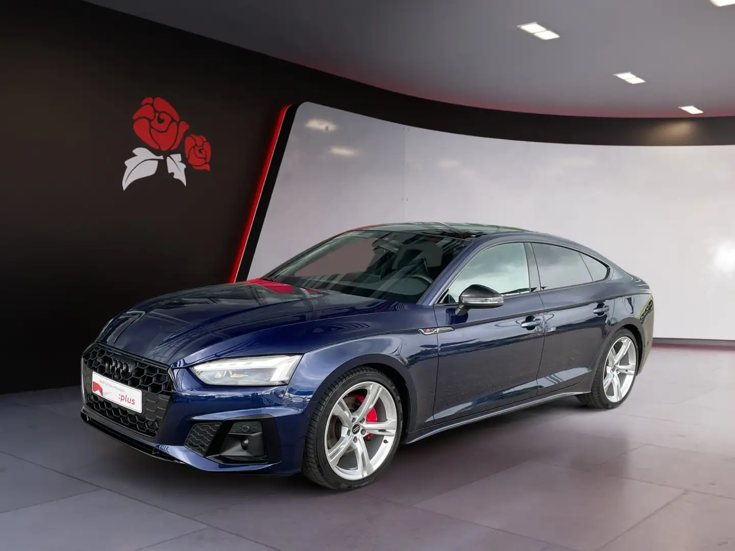 Audi A5 Sportback 40 2.0 TDI quattro S-line AHK ACC HUD R Blau - 2