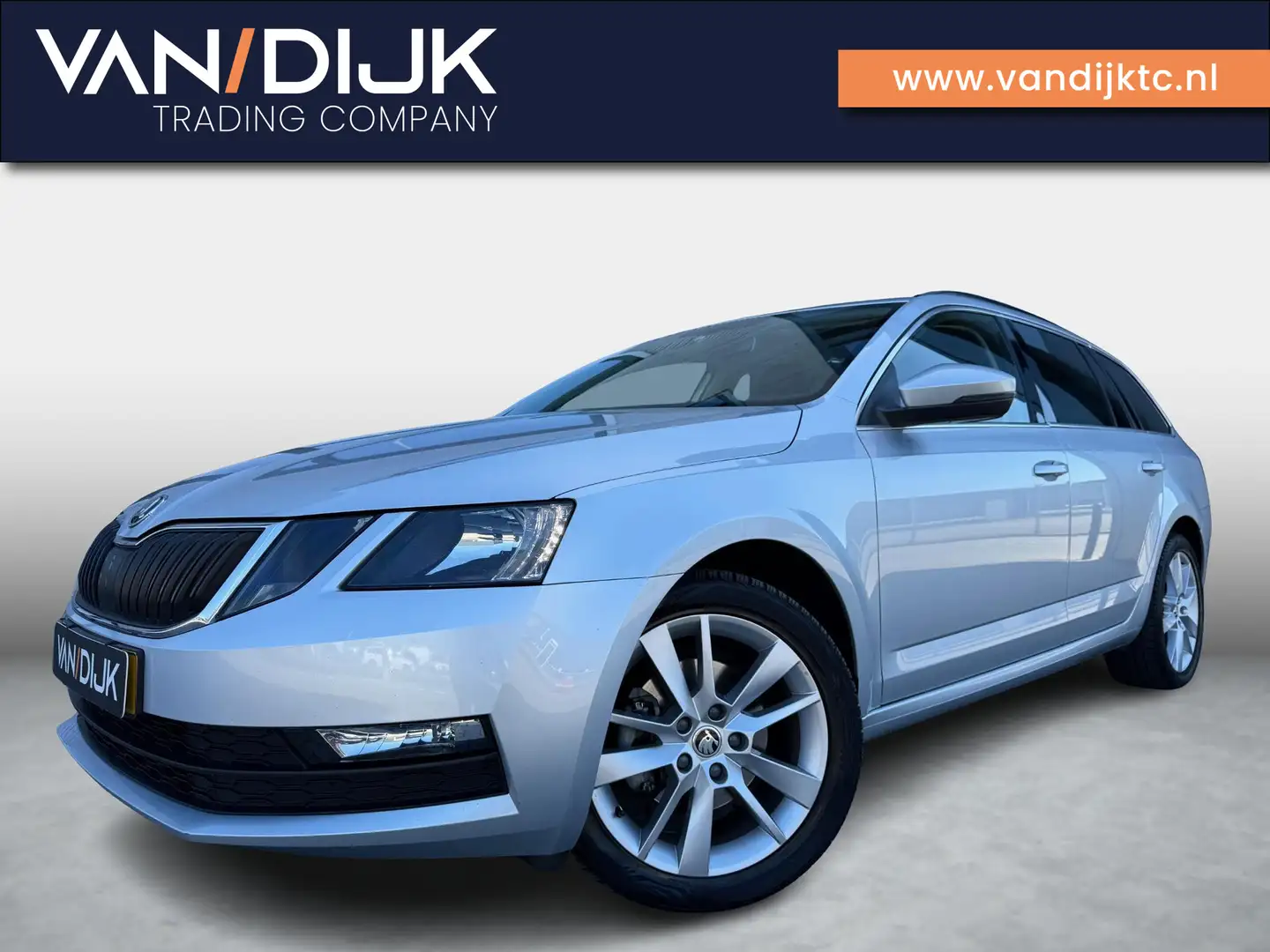 Skoda Octavia Combi 1.5 TSI Gr. BNS Edition Automaat ✓Half Leder Grijs - 1