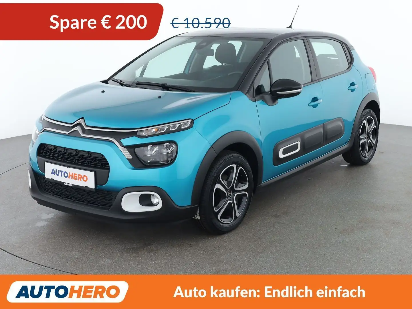 Citroen C3 1.2 PureTech Feel Blau - 1