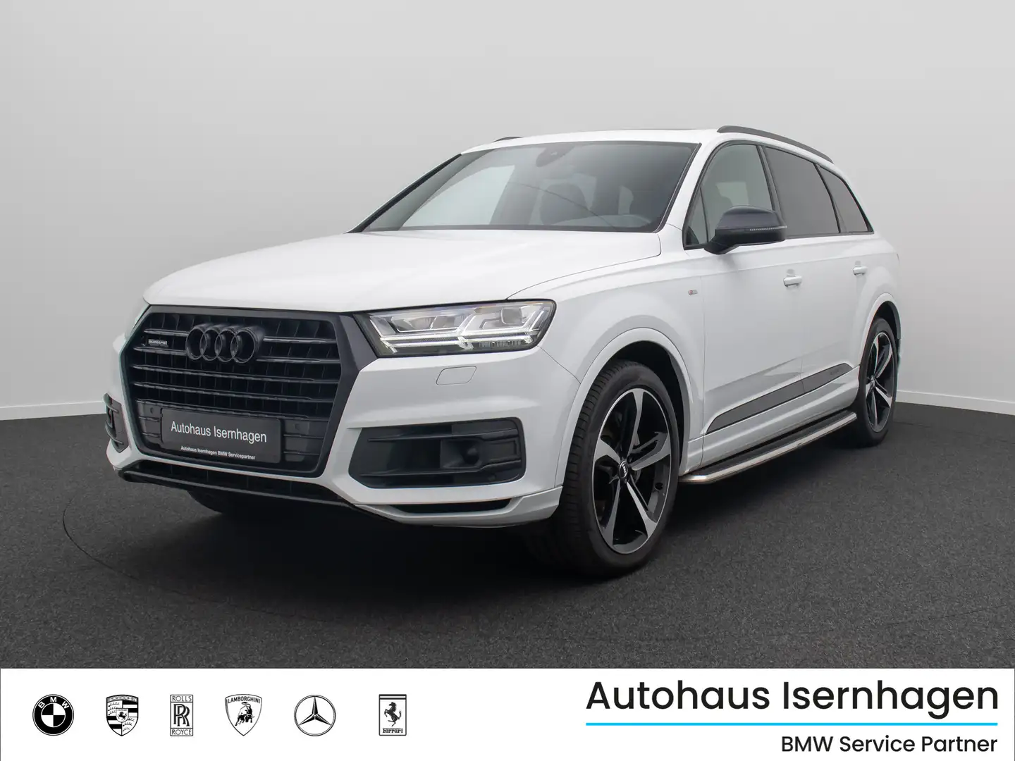 Audi Q7 S Line Kamera Memory Panorama AHK 7Sitze 21 Blanco - 1