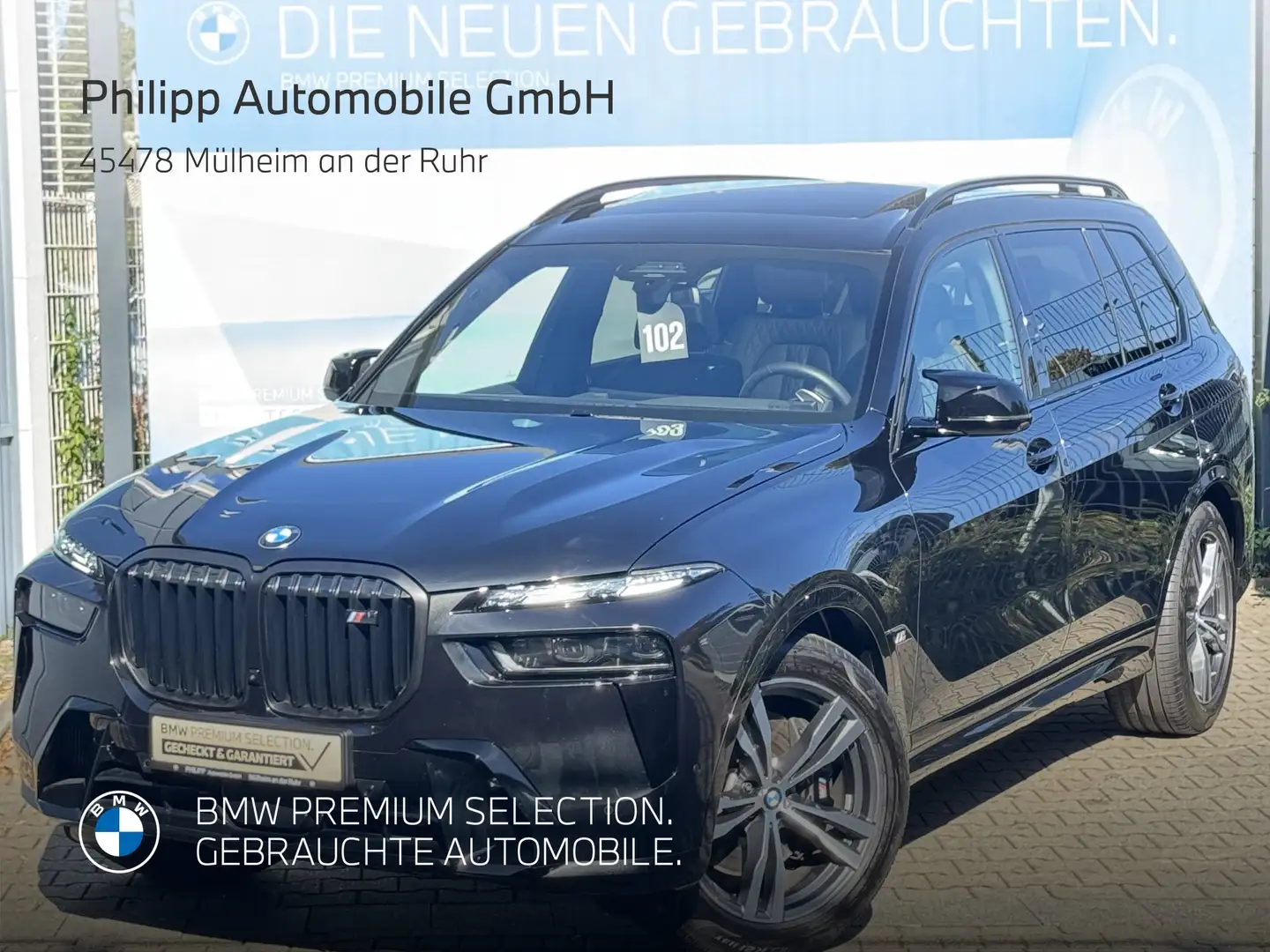BMW X7 M 60i M Sport Pro AHK StHzg h/k KEIN MIETWAGEN Schwarz - 1