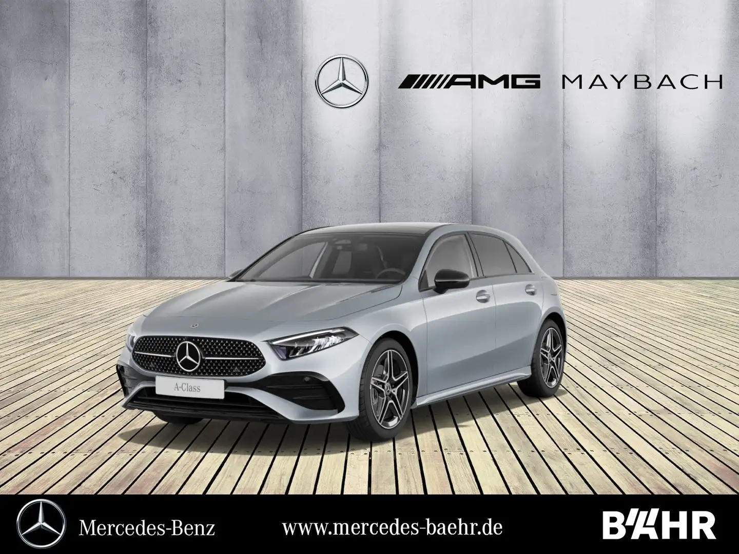 Mercedes-Benz A 200 A 200 d AMG+Night/MBUX/LED/RFK/Pano/SHZ/LMR-18" Argent - 1