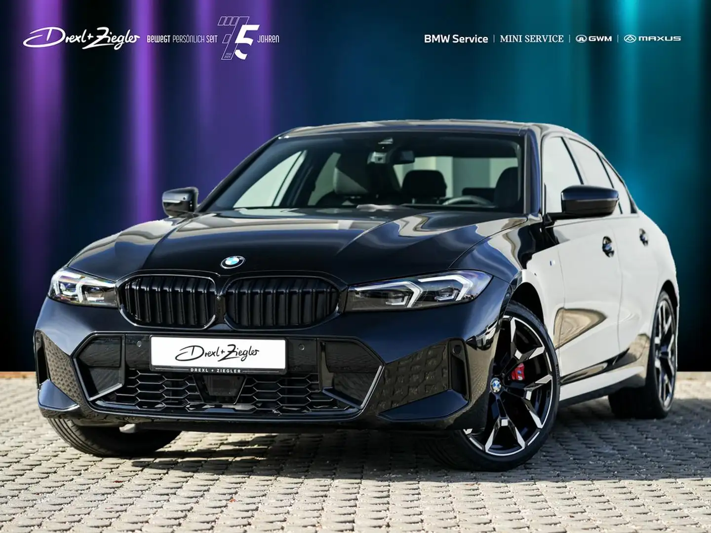 BMW 330 d xDrive M-SportPRO 19" ACC GSD AHK H&K eSitz Schwarz - 1