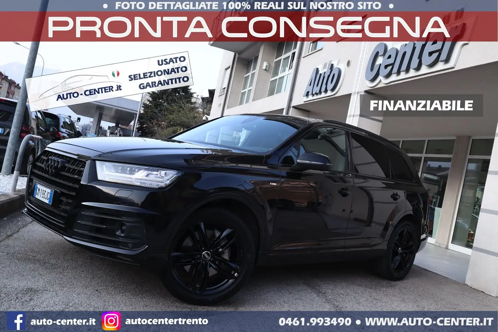 Audi Q7 50 TDI quattro S-LINE 7POSTI GANCIO SLINE Nero - 1