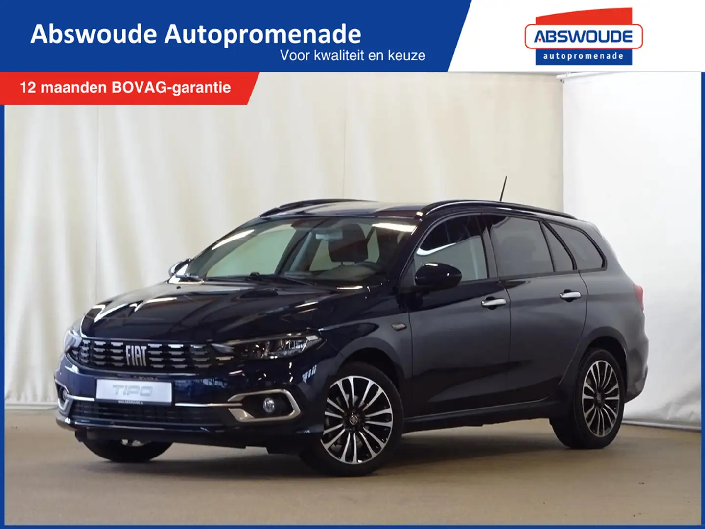 Fiat Tipo Stationwagon 1.0 Firefly 100pk Life | Apple CarPla Blauw - 1