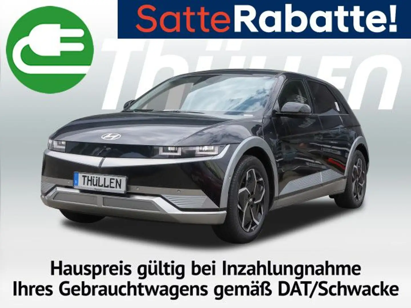 Hyundai IONIQ 5 77,4 kWh Techniq-Paket, Park-Paket Navi Schwarz - 1