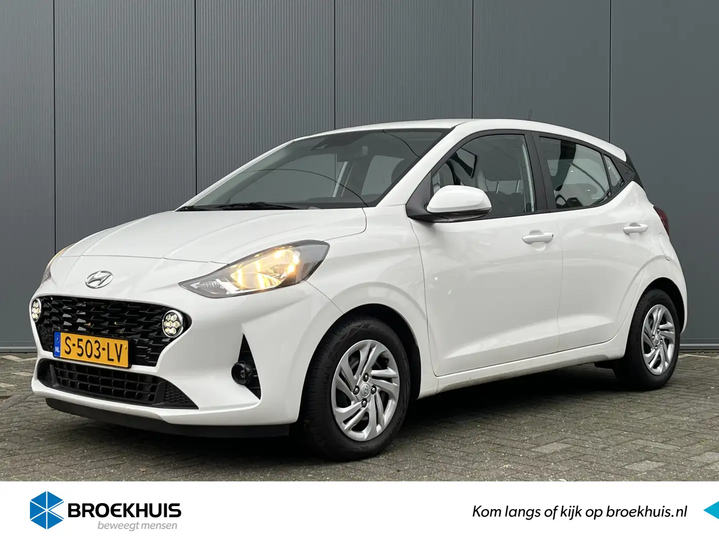 Hyundai i10 1.0 67pk Comfort | LED | Airco | Carplay | Navigat Blanc - 1