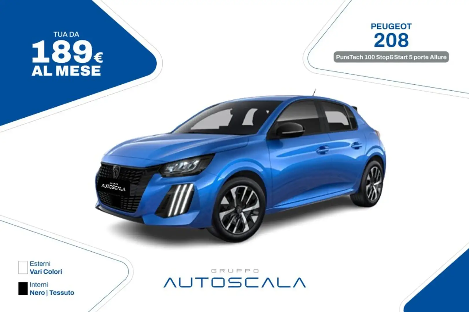 Peugeot 208 PureTech 100 Stop&Start 5 porte Allure Bianco - 1