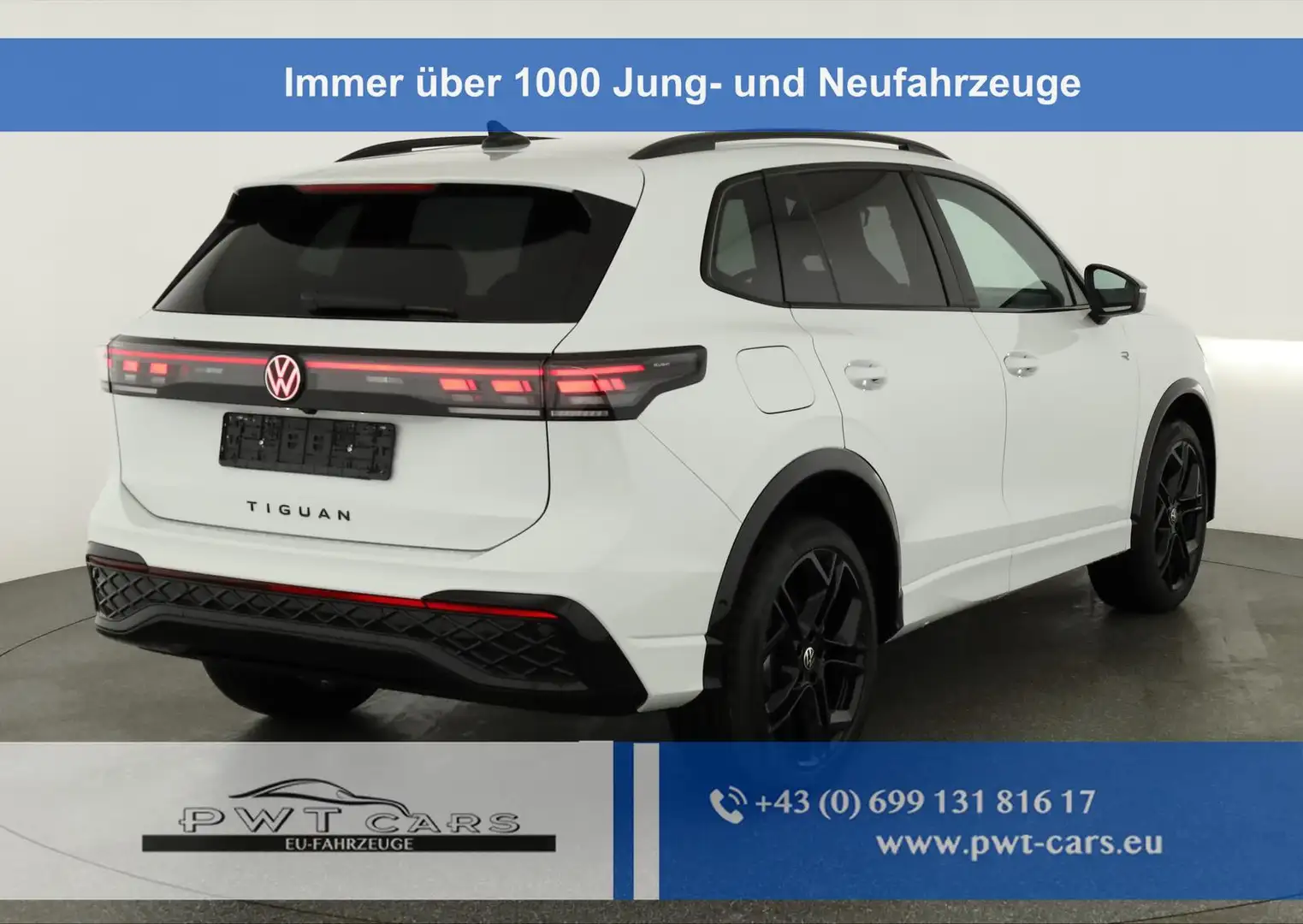 Volkswagen Tiguan 2.0 TSI 195 kW 4Motion R-Line DSG 4M Black, AHK... Weiß - 1