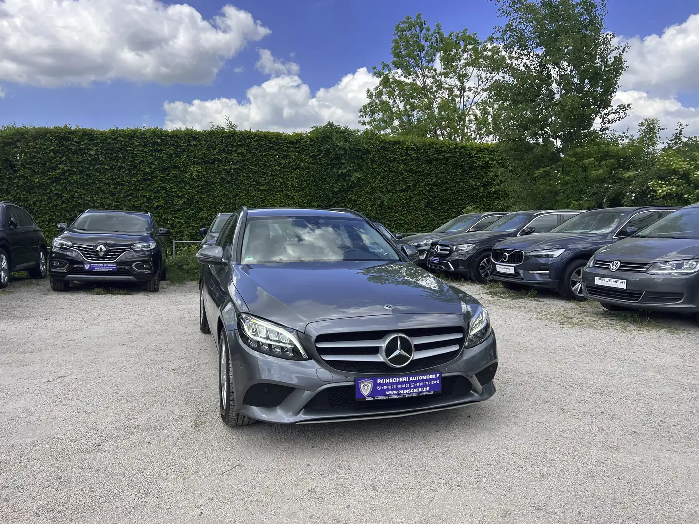 Mercedes-Benz C 200 d T Aut. LEDER+NAVI+LED+APPLECARPLAY+1HAND Gris - 1