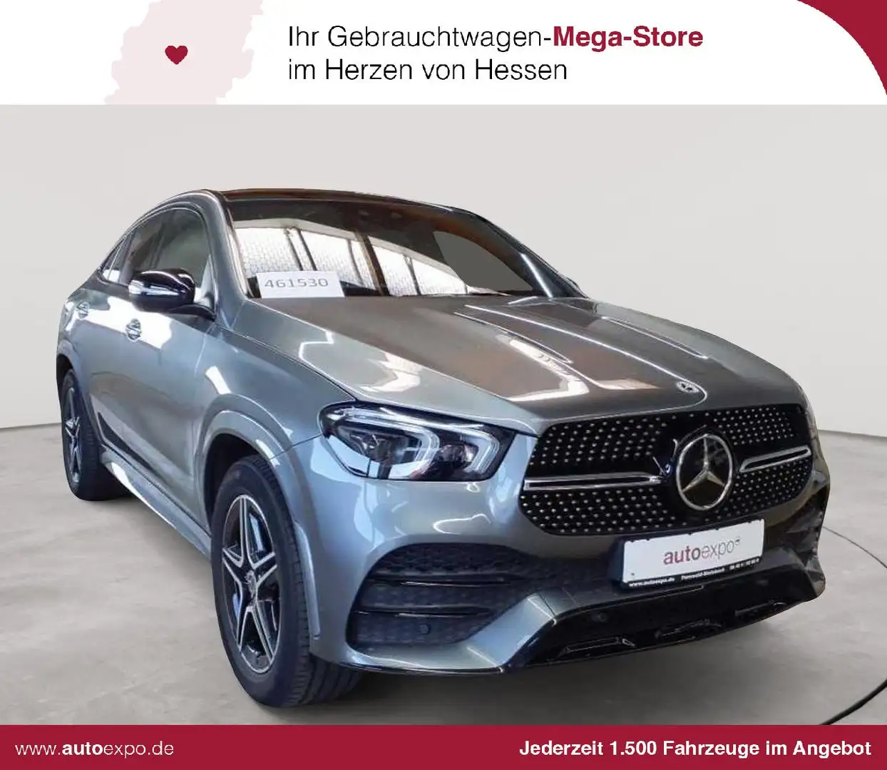Mercedes-Benz 350 GLE-Coupe 350 de 4M- AMG AHK PANO Grau - 1