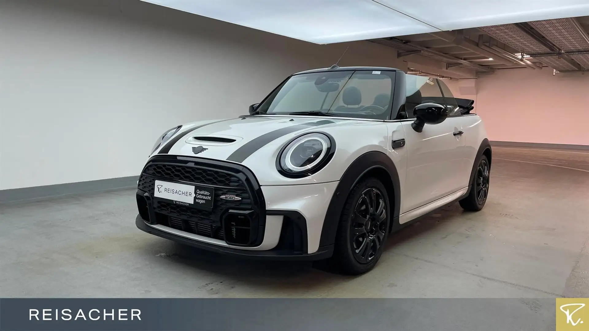 MINI Cooper S Cabrio Cooper S A Cabrio JCW-Trim,Navi,HUD,Hifi,Leder Weiß - 1