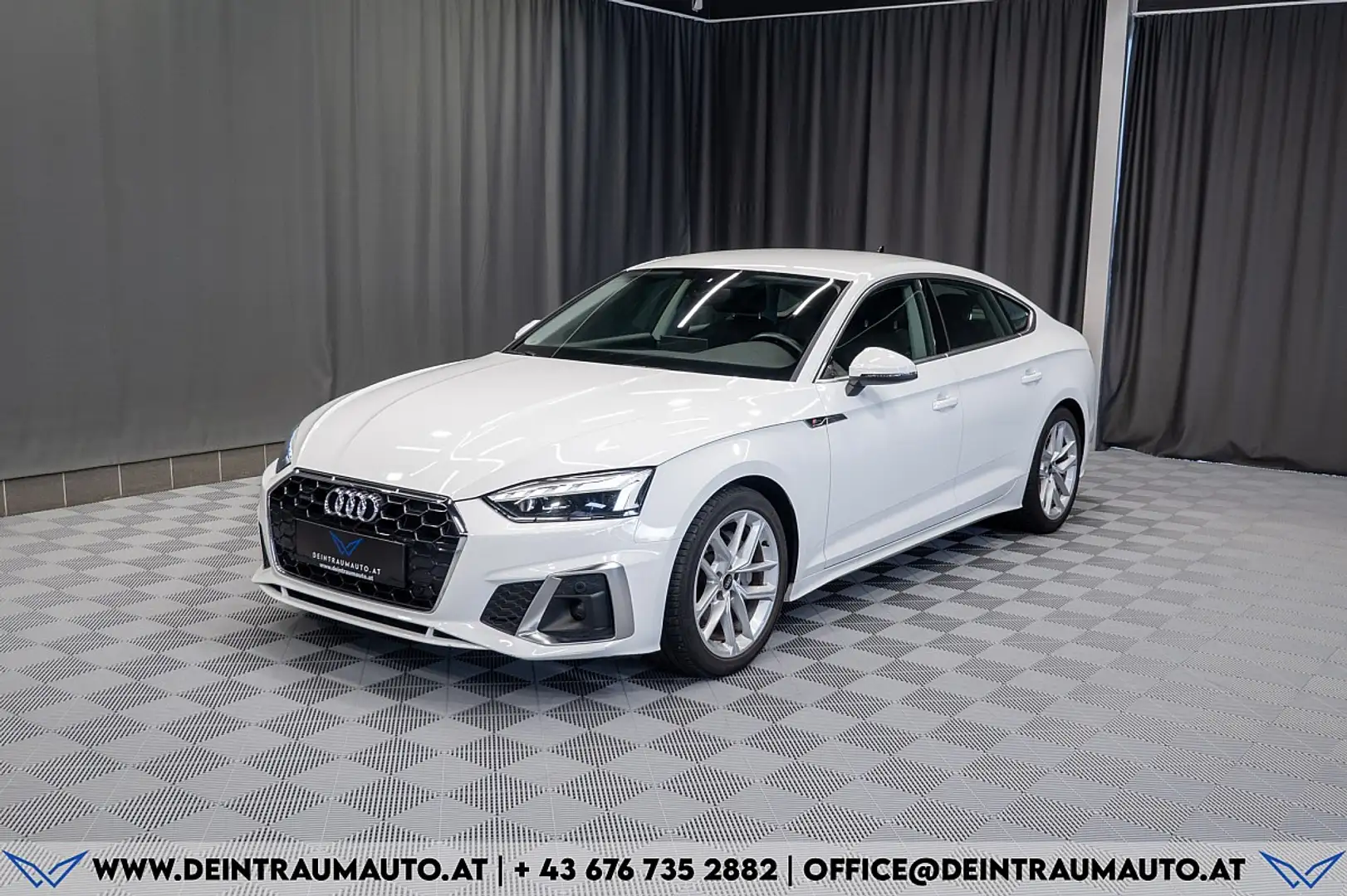Audi A5 SB 40 TDI quattro S-line S-tronic*1-BESITZ*R-KA... Blanc - 1