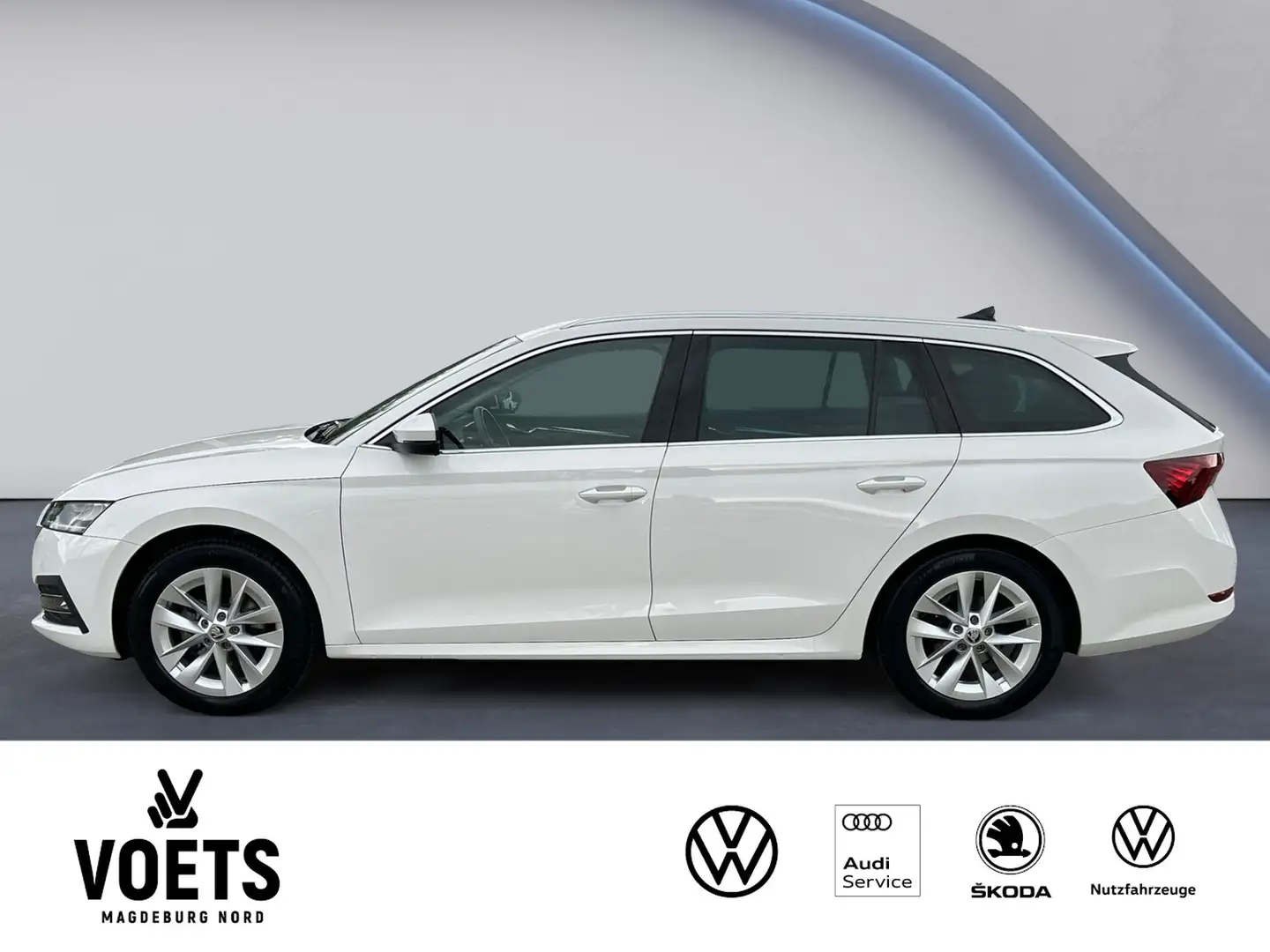 Skoda Octavia Combi 2.0TDI STYLE DSG AHK+LED+Navi Weiß - 2