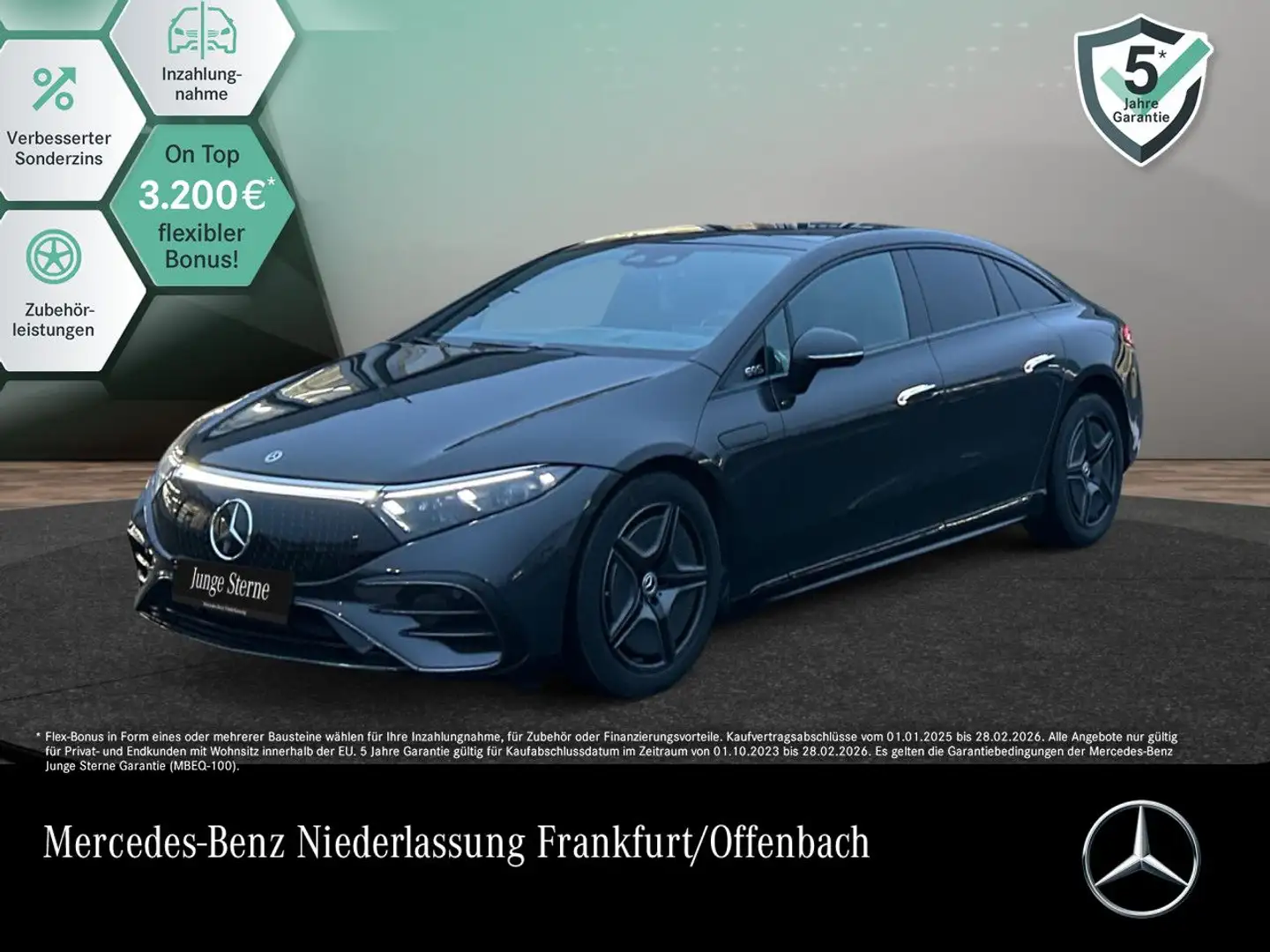 Mercedes-Benz EQS 350 AMG Burmester 3D Fahrass WideScreen 360° Grau - 1