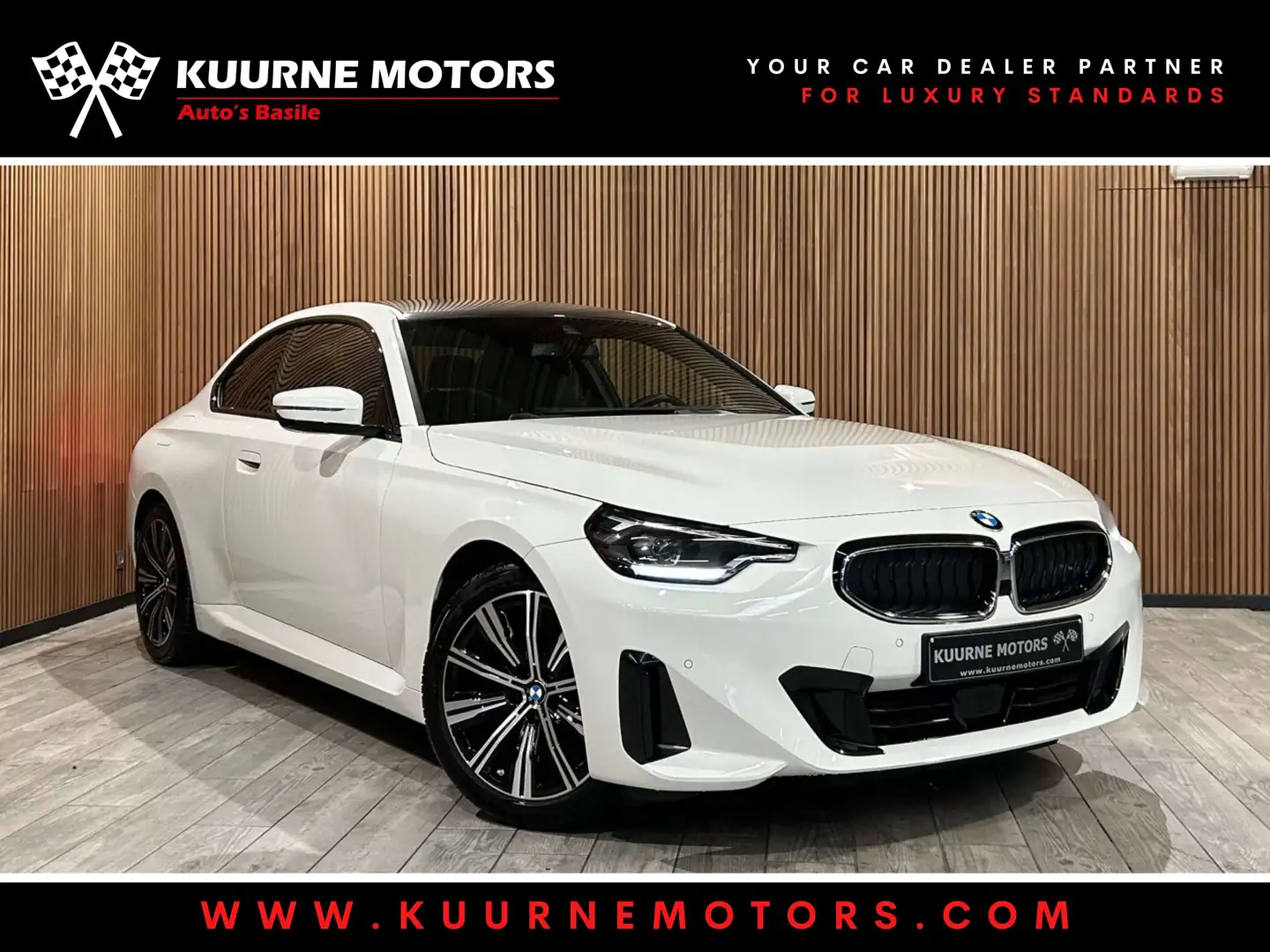 BMW 218 iA Coupé Alu18\/Led/Gps/VerwZet *2j garantie* Blanc - 1