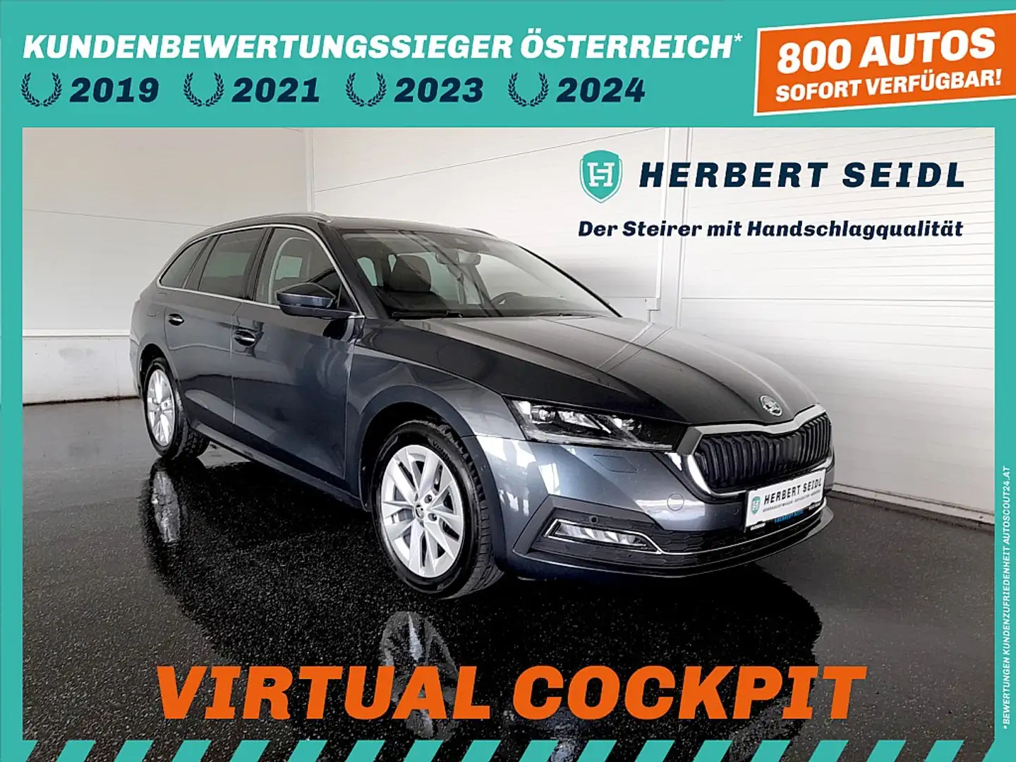 Skoda Octavia Combi STYLE 2,0 TDI DSG *SKY / MATRIX-LED / VIR... Grau - 1