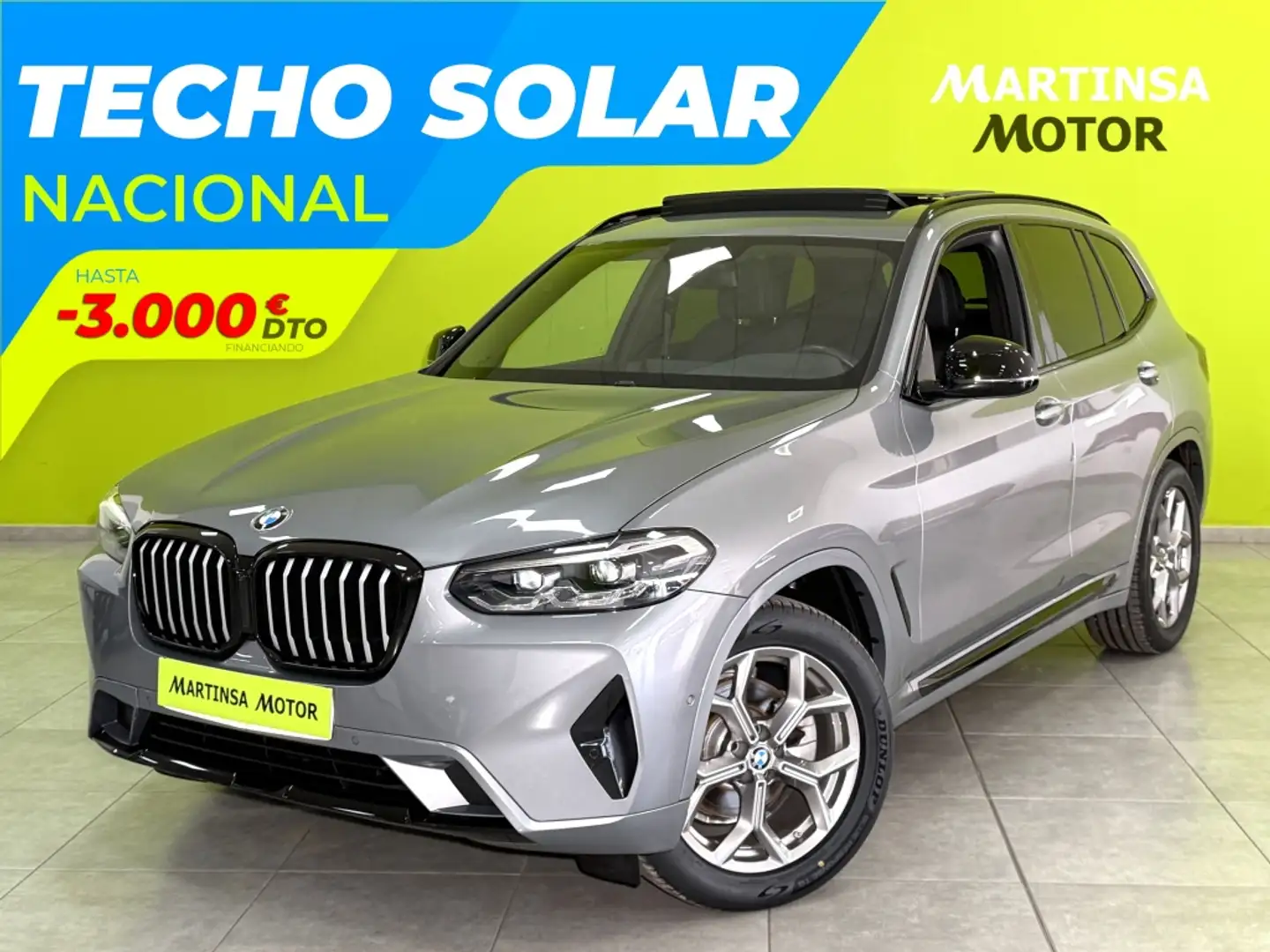 BMW X3 xDrive 20dA xLine Gris - 1