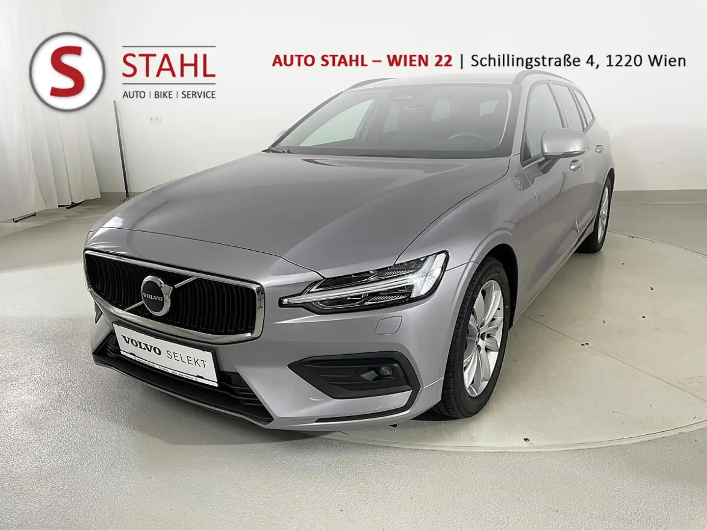 Volvo V60 B4 (P) Core Geartronic | Stahl Wien 22 Silber - 1