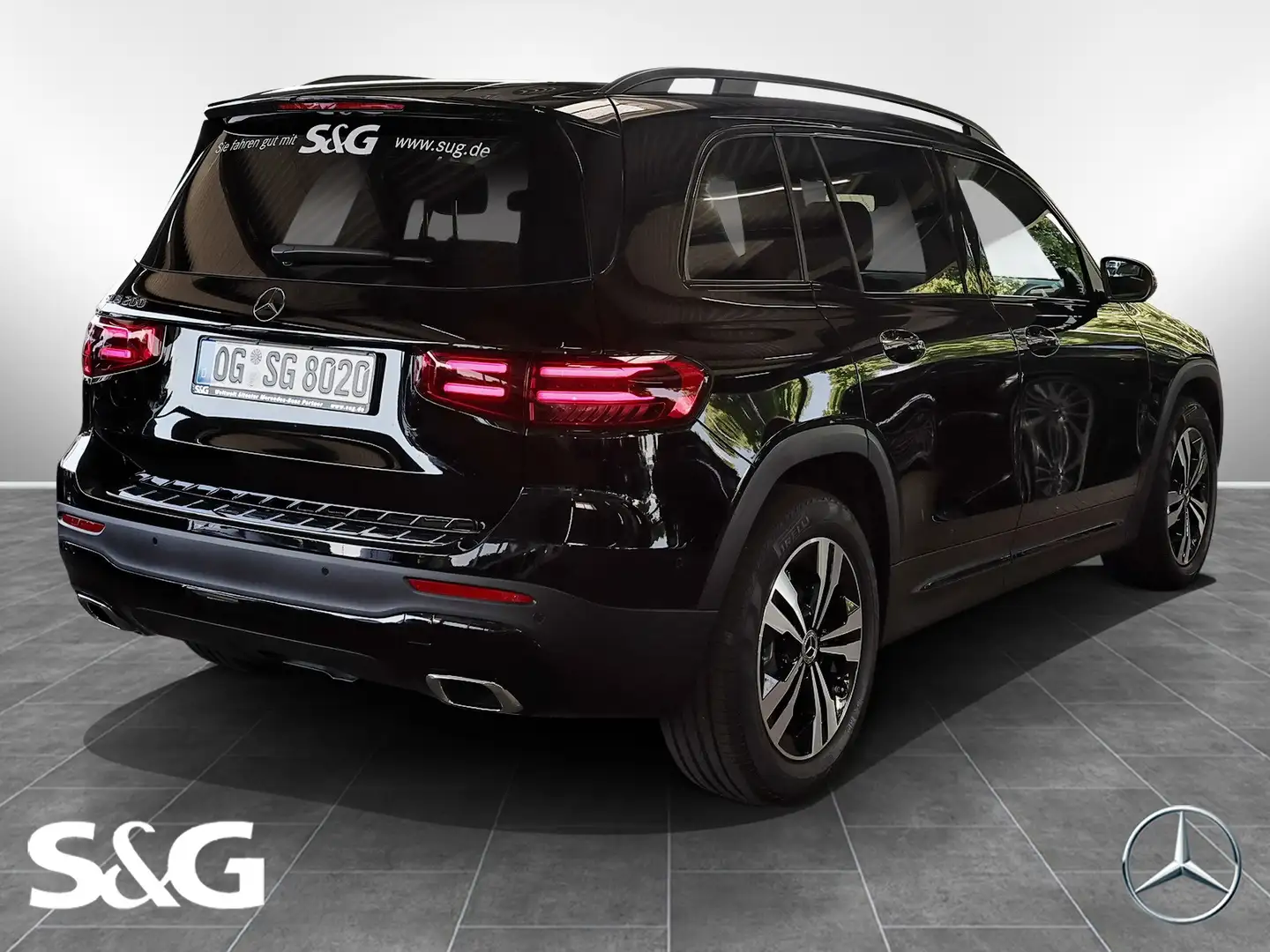 Mercedes-Benz GLB 200 Progressive Distr+360°+AHK+Pano+Standhz. Noir - 2