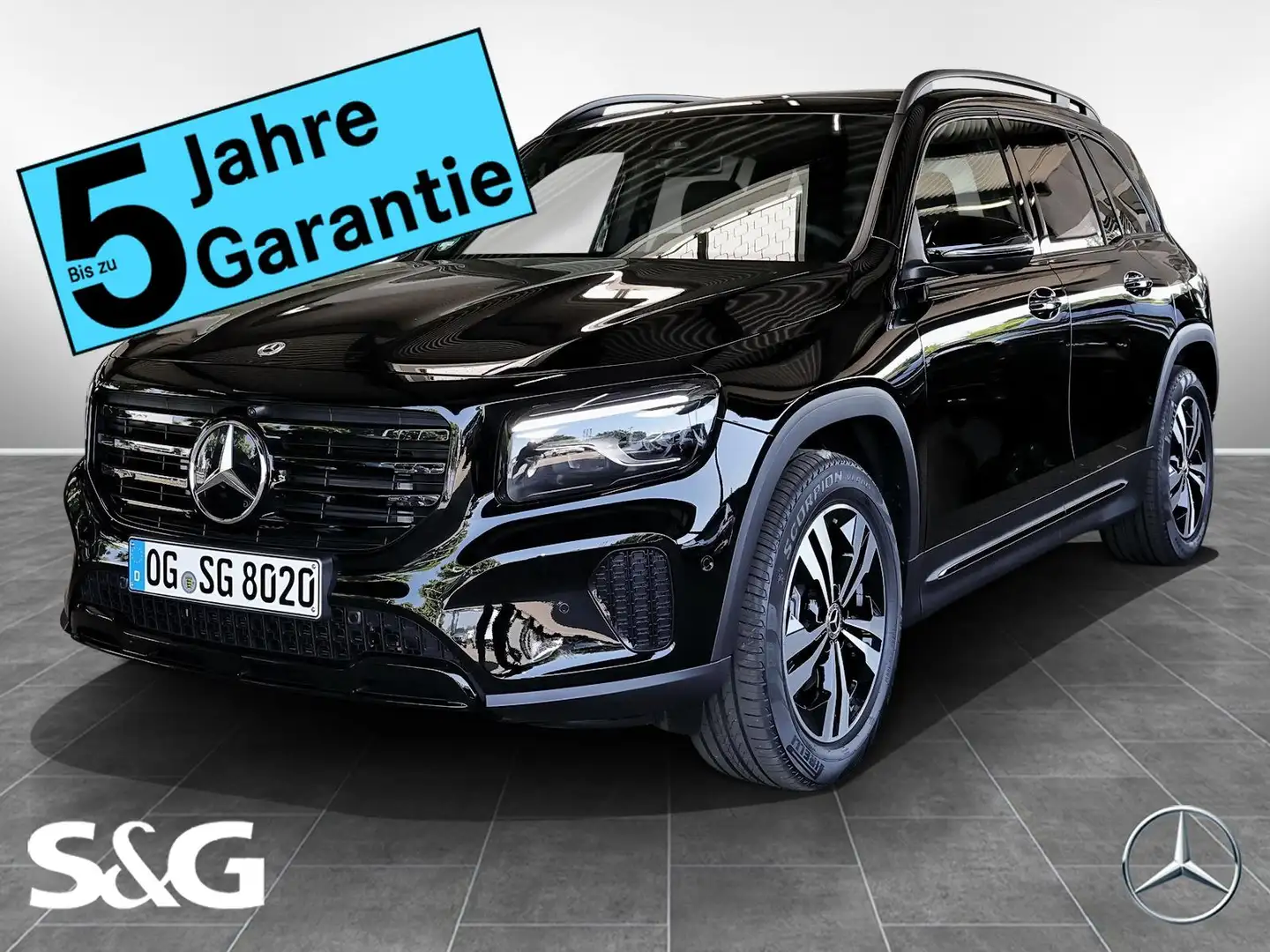 Mercedes-Benz GLB 200 Progressive Distr+360°+AHK+Pano+Standhz. Noir - 1