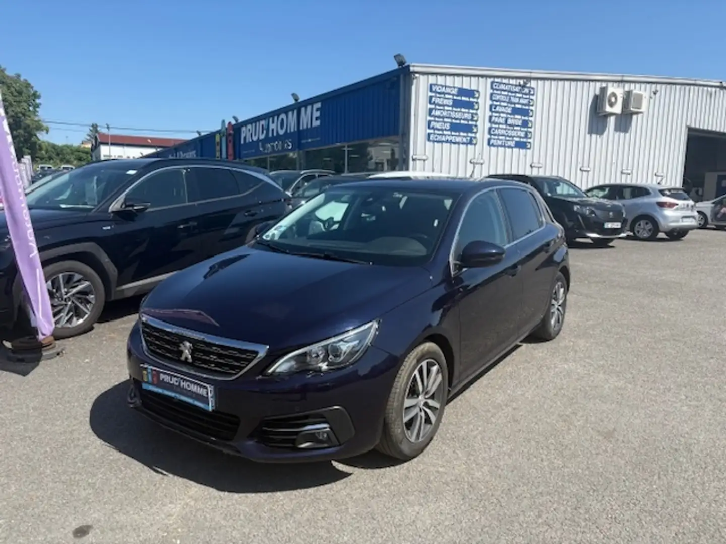Peugeot 308 1.2 PURETECH 130CH  ALLURE EAT8 DISTRIBUTION NEUVE Bleu - 1