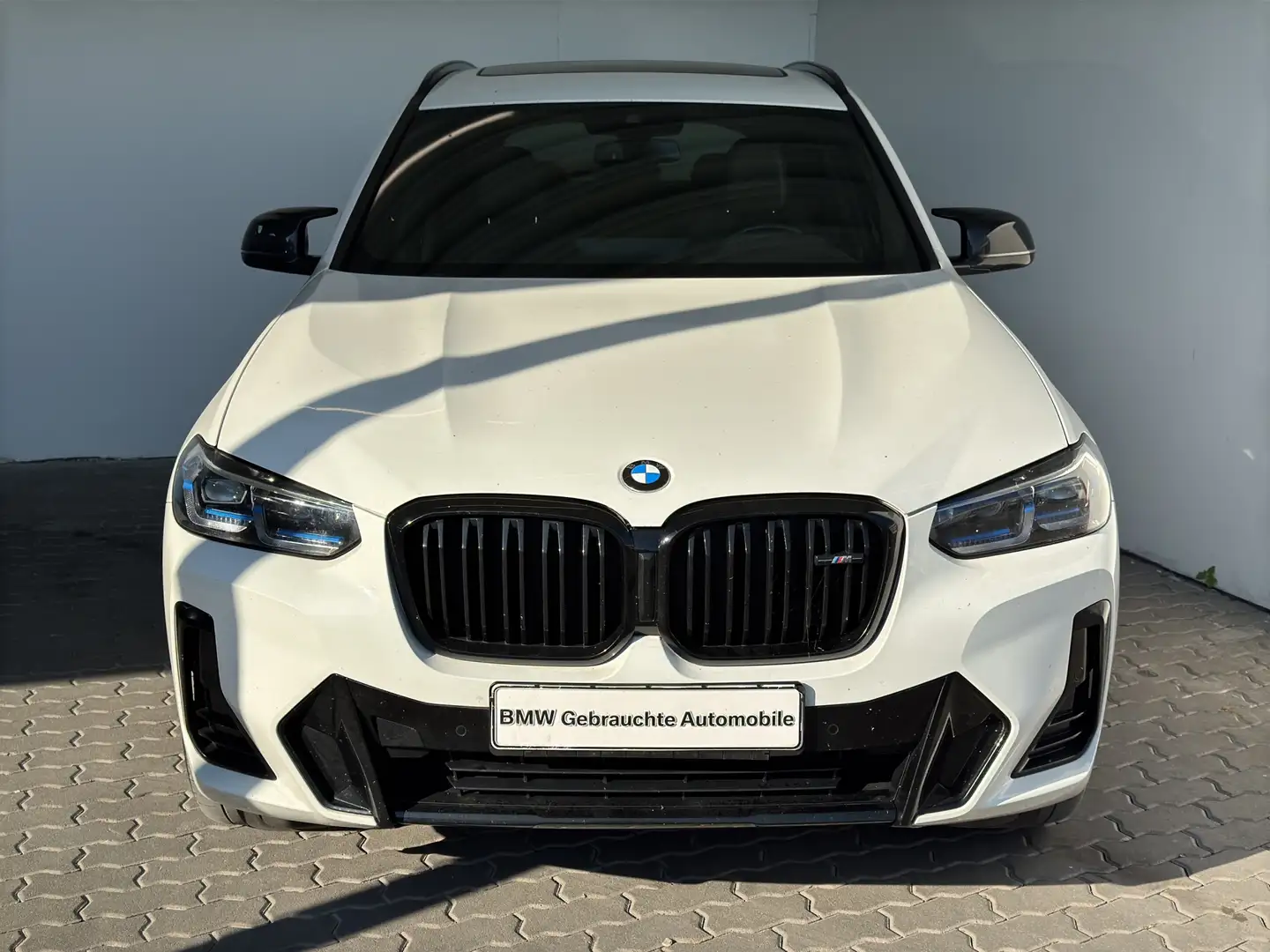 BMW X3 M 40d Navi.Laser.HuD.HiFi.AHK.RFK.Pano.HiFi Weiß - 1