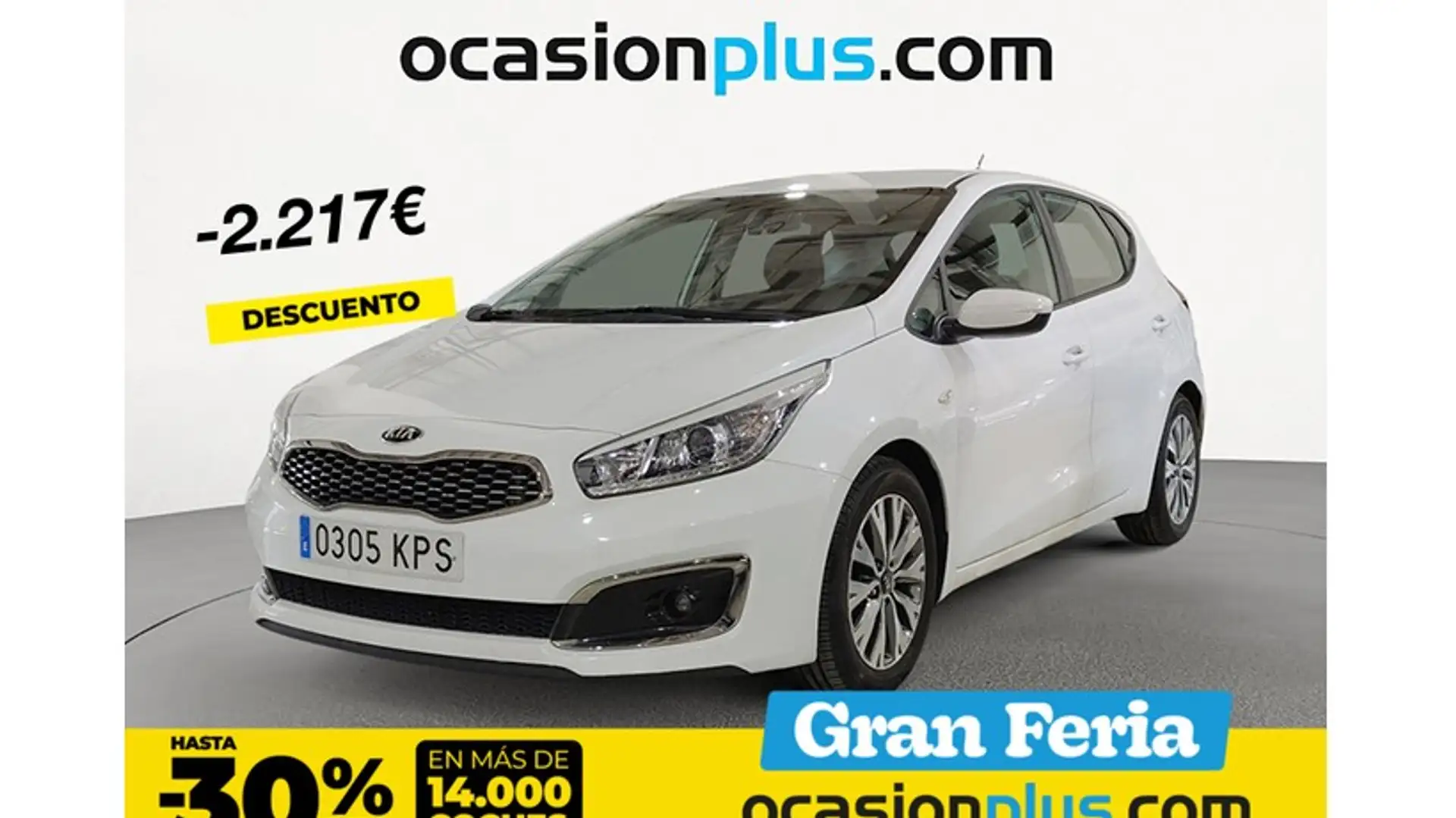 Kia Ceed / cee'd 1.4CRDI WGT Concept Plus 90 Blanco - 1