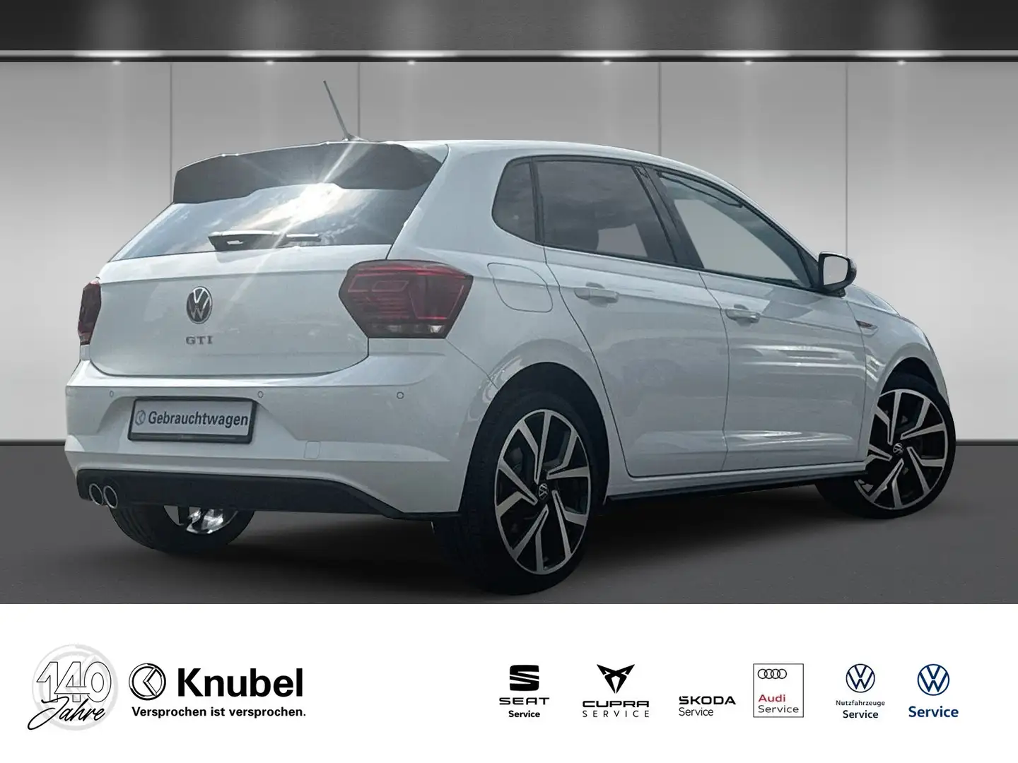 Volkswagen Polo GTI DSG LED/NAVI/ACC/RearView/18" Weiß - 2