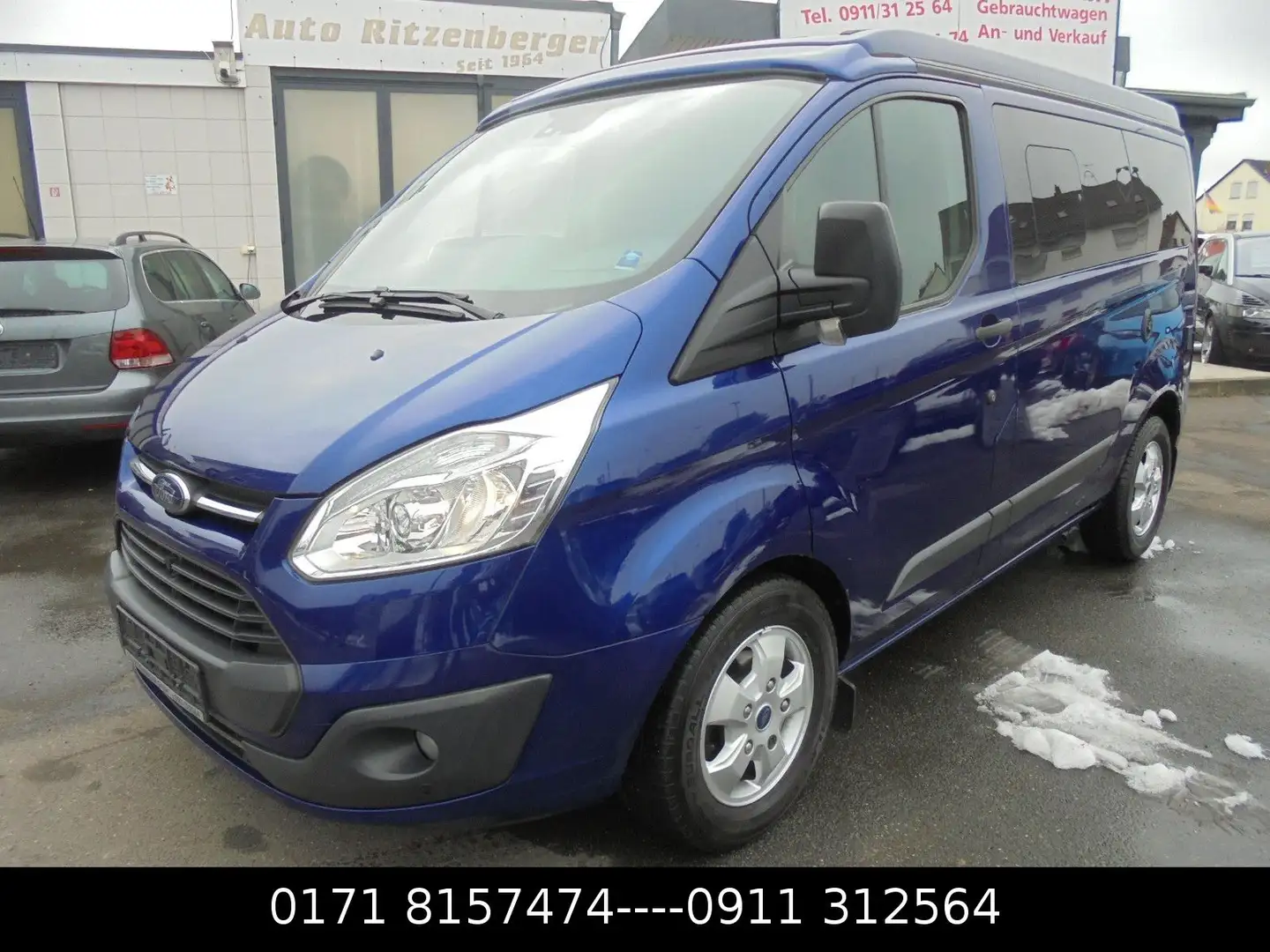 Ford Transit Custom Custom Nugget AD Automatik. Blau - 1