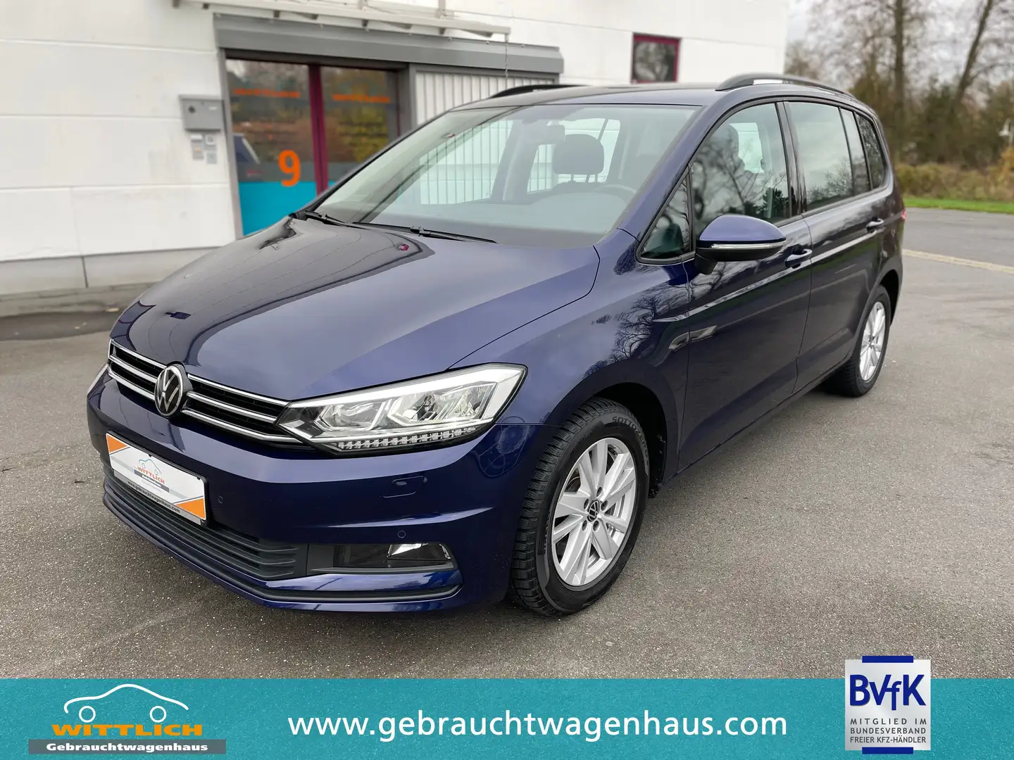 Volkswagen Touran 1.5 TSI - "Comfortline" +Garantie +Standheizung Blauw - 1
