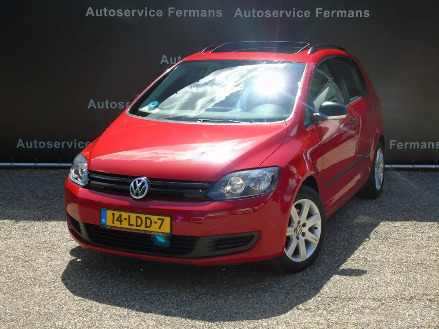 Volkswagen Golf Plus 6 plus 1.4TSI 122PK - 2010 - Airco -Schuifdak - Tr Rood - 2