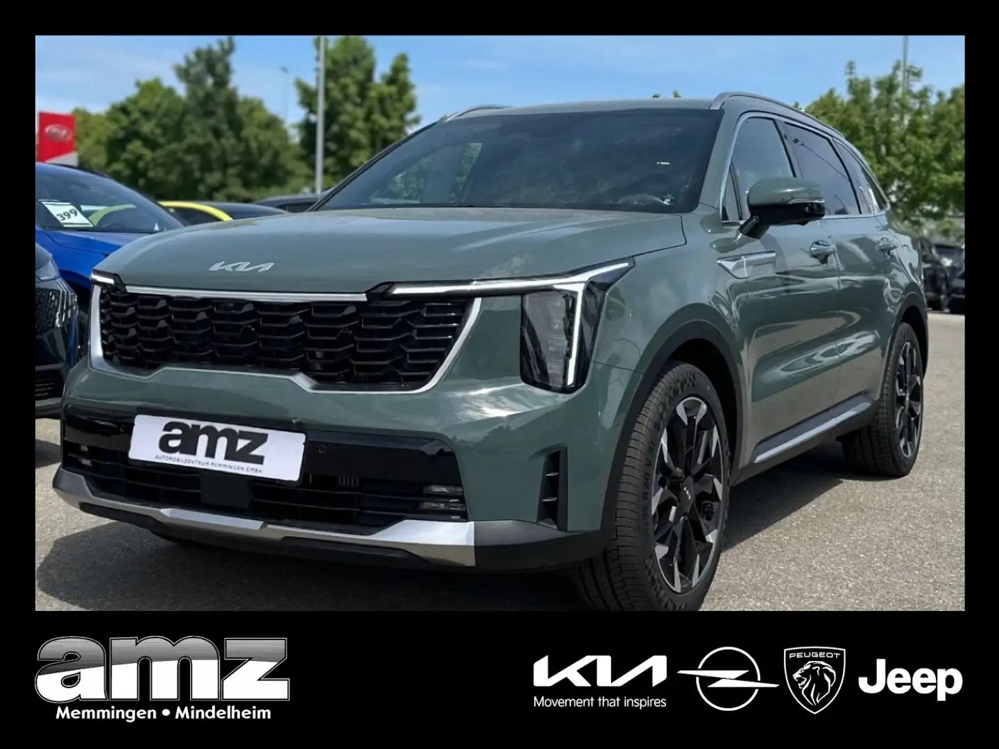 Kia Sorento 2.2 CRDi Platinum *7Sitze*AHK*Navi* Grün - 1