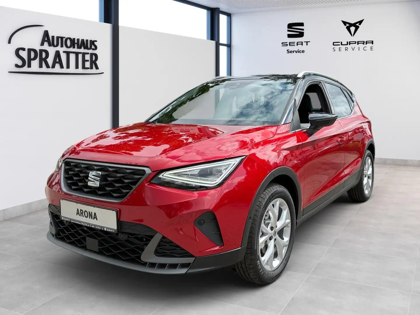 SEAT Arona 1.0 TSI DSG FR SHZ LED Kamera Alcantara Rot - 1