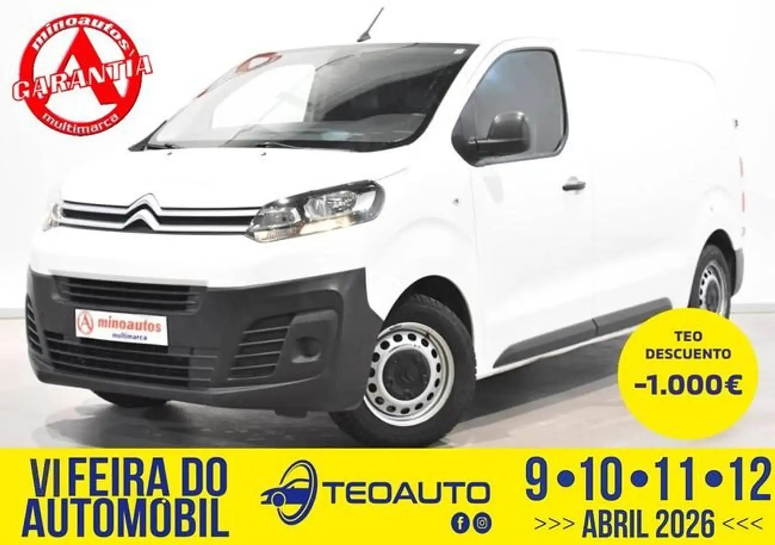 Citroen Jumpy FURGÓN TALLA M 1.5 BLUEHDI 100 CV Blanco - 1