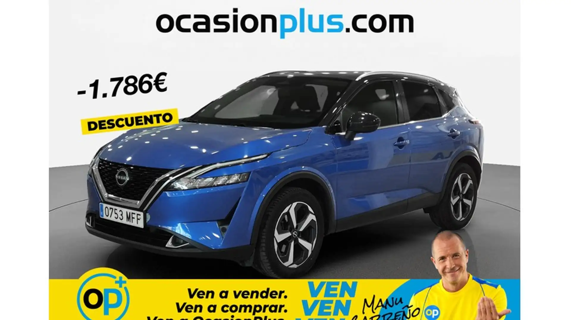 Nissan Qashqai 1.3 DIG-T mHEV 12V N-Connecta 4x2 103kW Azul - 1