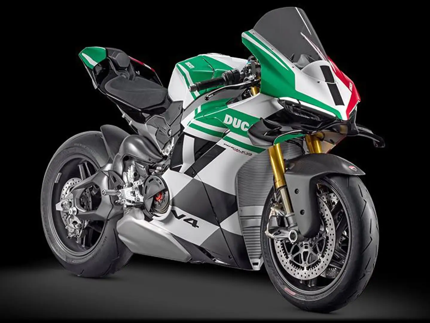 Ducati Panigale V4 Tricolore 7G Blanc - 1
