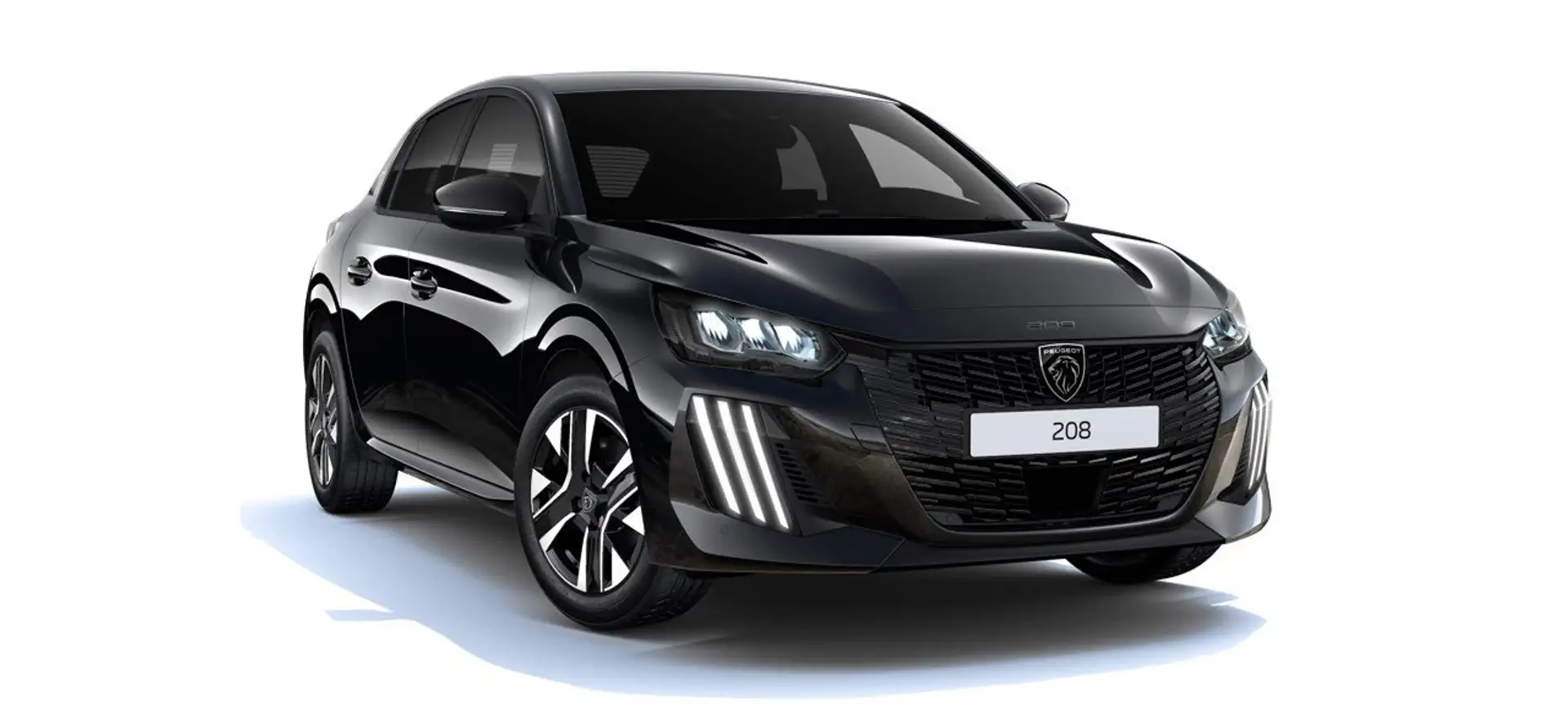 Peugeot 208 Hybrid 100 e-DCS6 Allure Nero - 1