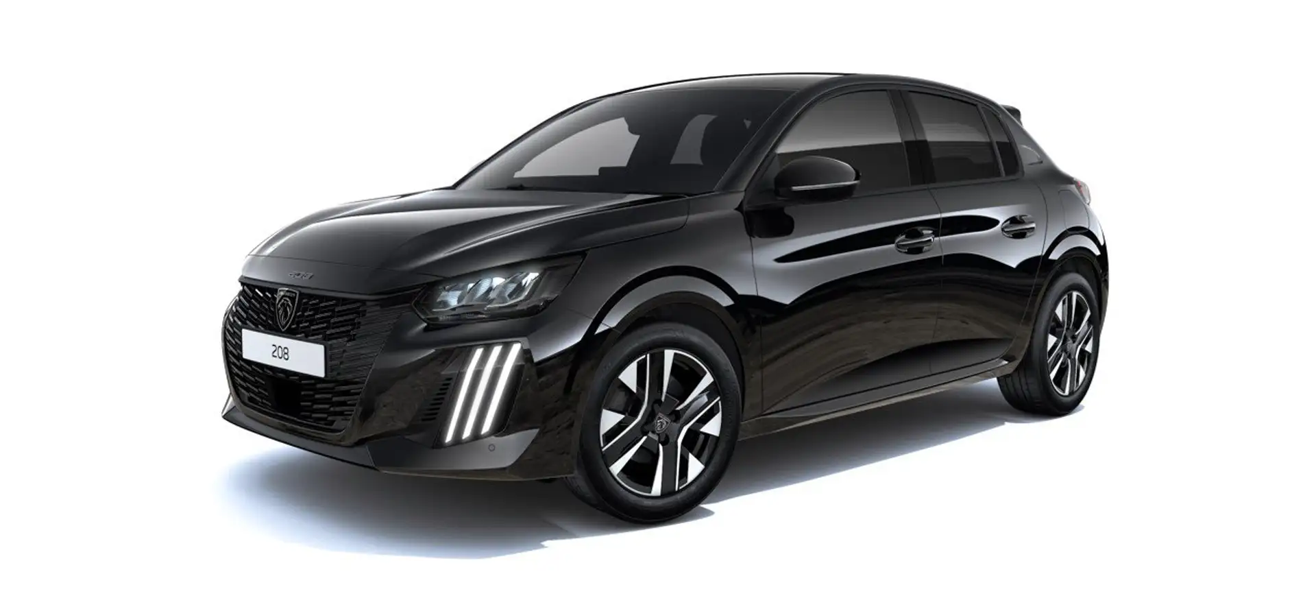 Peugeot 208 Hybrid 100 e-DCS6 Allure Nero - 2